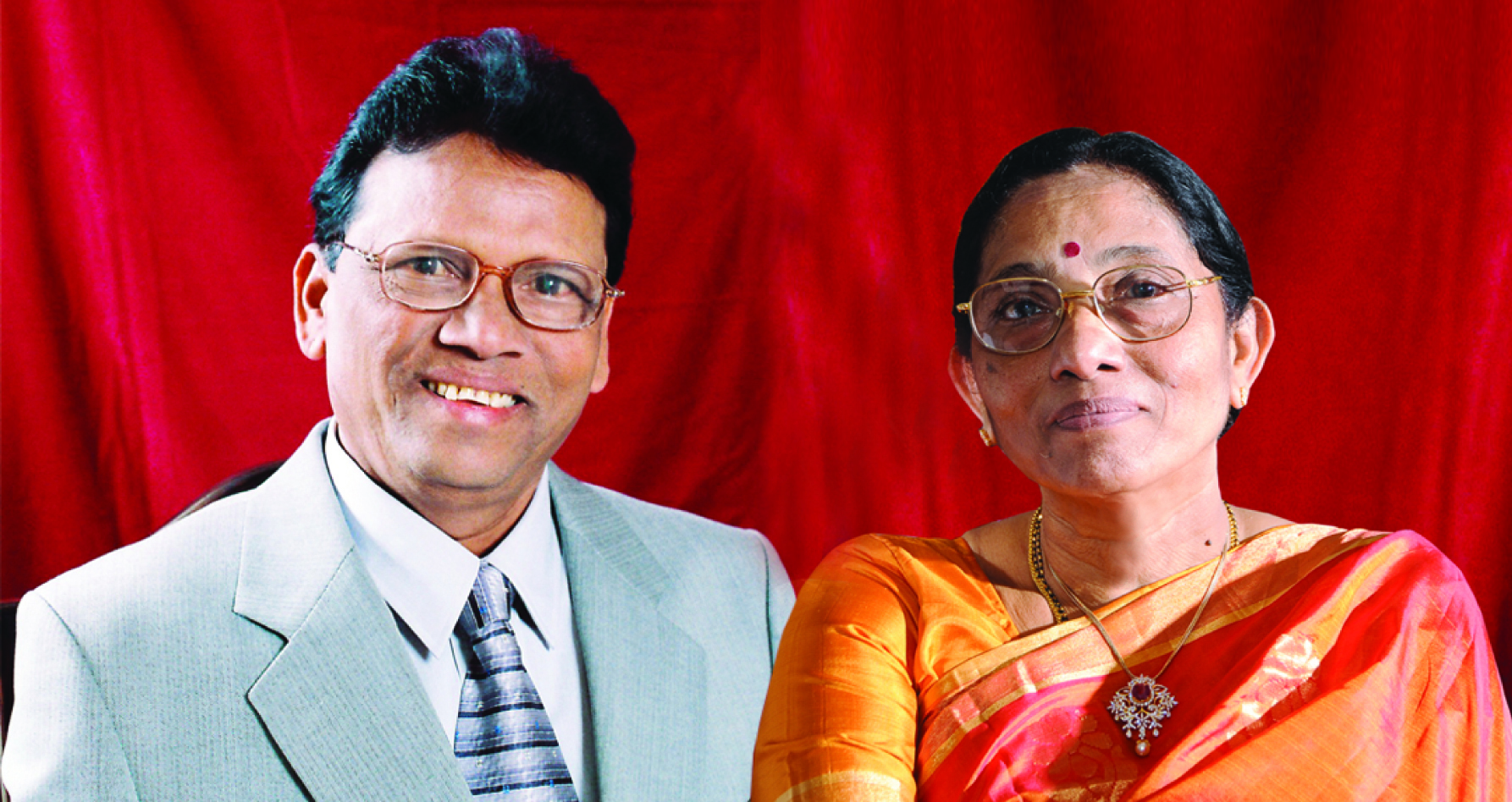 Founder Sri K.V. Ratnam Garu and Mrs. K Padmavathi Ratnam Garu